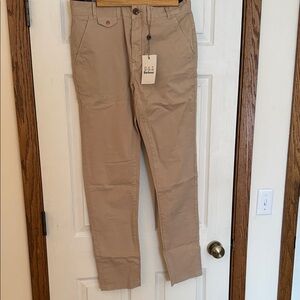 Barbour Men's Khaki Chinos